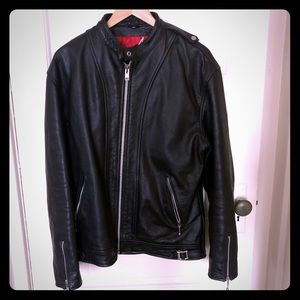 Straight To Hell Men’s Cafè Racer Leather Jacket